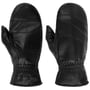 Mitenes de Couro Unisex by Lipodo preto
