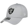 Boné 9Forty Side Patch Raiders by New Era cinzento claro