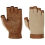 Luvas Nappa & Knit by Stetson bege - castanho