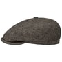 Boné Plano Brooklin Classic Herringbone by Stetson castanho escuro