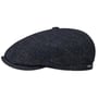 Boné Plano Brooklin Black Herringbone by Stetson preto - azul