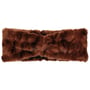 Faixa de Cabeça Fake Fur by Gebeana castanho