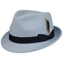 Chapéu de Lã Levamo Trilby by Stetson azul claro