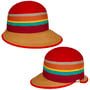 Chapéu de Cânhamo Multicolour by bedacht cores mistas