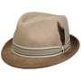 Chapéu de Lã Colour Degrade Trilby by Stetson bege - castanho