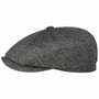 Boné Plano Hatteras Soft Herringbone by Stetson cinzento