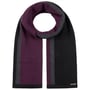 Cachecol de Lã Merino Stripes by Stetson preto - roxo