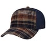 Boné Camionista Wool Check by Stetson azul marinho