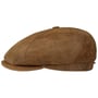 Boné Plano 6 Panel Vintage Pigskin by Stetson castanho
