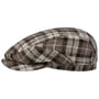 Boné Plano Undyed Harris Tweed Driver by Stetson castanho escuro