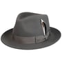 Chapéu de Lã Rosedale Fedora by Stetson cinzento
