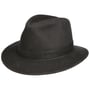 Chapéu de Tecido Herringbone Traveller by Stetson antracite