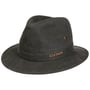 Chapéu de Tecido Herringbone Traveller by Stetson antracite - preto