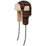 Gorro Aviador Checked Bomber by Stetson ferrugem - azul