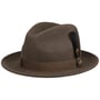 Chapéu Lormont LiteFelt Fedora by JJ Hats taupe