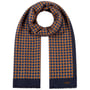 Cachecol de Lã Allover Dots by Stetson azul marinho
