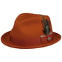 Chapéu Jorland LiteFelt Player by JJ Hats ferrugem