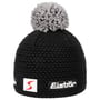 Gorro com Pompom Jamie Skipool by Eisbär preto - cinzento