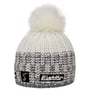 Gorro Focus Lux Crystal Skipool by Eisbär branco - cinzento