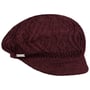 Boné Newsboy de Malha Annelie by Seeberger bordeaux