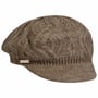 Boné Newsboy de Malha Annelie by Seeberger taupe