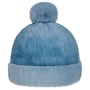 Gorro com Pompom Fake Fur by Seeberger azul