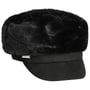 Boné de Marinheiro Faux Fur by Seeberger preto