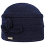 Gorro de lã Fresada Classic Uni by Seeberger azul marinho