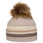 Gorro de Lã Fresada Stavella by Seeberger bege