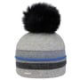 Gorro de Lã Fresada Stavella by Seeberger cinzento - azul
