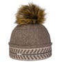 Gorro de Lã Fresada Kenama by Seeberger bege
