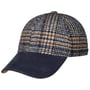 Boné Tweed Check by Lierys azul marinho
