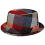 Chapéu de Lã Lindsburgh Colour Pork Pie by Lierys azul - vermelho
