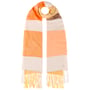 Cachecol Soft Colour Block by Fraas bege - laranja