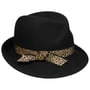Chapéu de Lã Laveca Trilby by Mayser preto