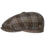 Boné Plano Emil Wool Check Zechbauer by Mayser castanho