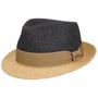 Chapéu de Ráfia Twotone Toyo Trilby by Stetson azul marinho