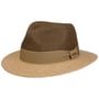 Chapéu de Ráfia Twotone Toyo Traveller by Stetson castanho