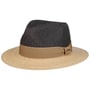 Chapéu de Ráfia Twotone Toyo Traveller by Stetson azul marinho