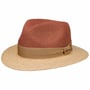 Chapéu de Ráfia Twotone Toyo Traveller by Stetson natureza - vermelho