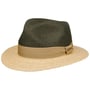 Chapéu de Ráfia Twotone Toyo Traveller by Stetson azeitona escura