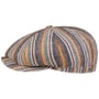 Boné Plano de Linho Hatteras Sacota by Stetson bege - azul