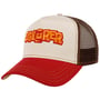 Boné Camionista Explorer by JJ Hats bege - vermelho