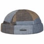 Gorro Docker Laughlin Patchwork by Stetson castanho - azul