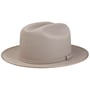 Chapéu de Lã Cattleman Round Western by JJ Hats cinzento claro