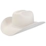 Chapéu de Lã Macova Western by JJ Hats branco creme