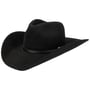 Chapéu de Lã Valrick Western by JJ Hats preto