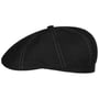 Boné Plano de Linho Bricksford 8 Panel by Stetson preto