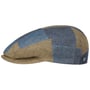 Boné Plano Patchwork Driver by Lierys azul - bege