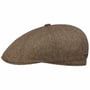 Boné Plano Harridge Silk by Stetson bege - castanho